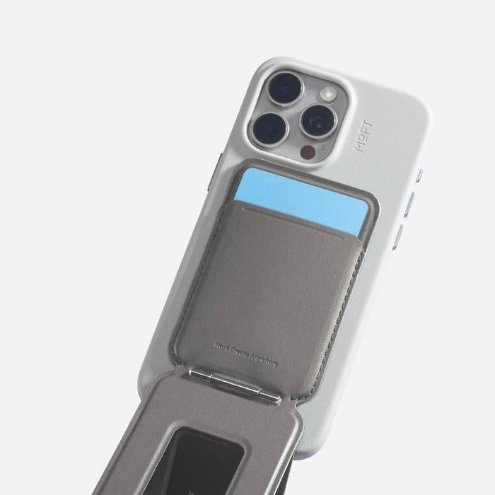 CARTERA MOFT MAGSAFE PARA IPHONE CON STAND TRIPODE TAUPE
