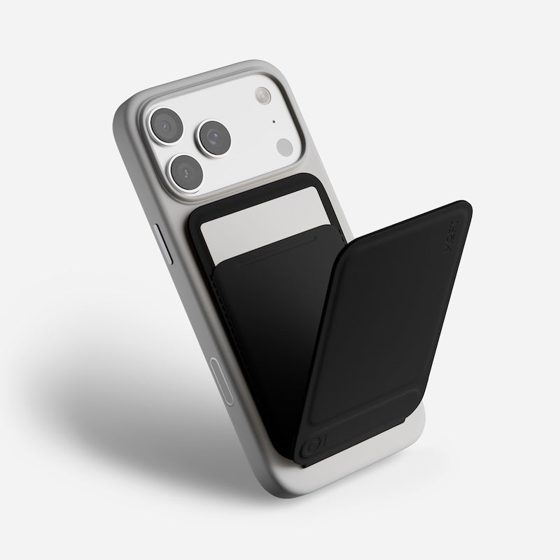 CARTERA MOFT MAGSAFE PARA IPHONE CON STAND TRIPODE JET BLACK