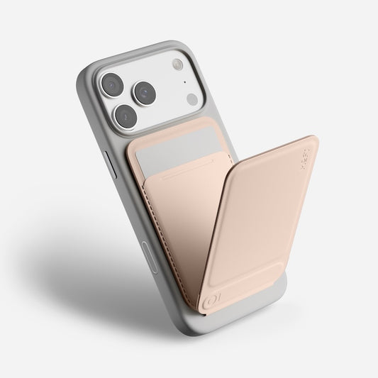CARTERA MOFT MAGSAFE PARA IPHONE CON STAND TRIPODE PEACH PINK