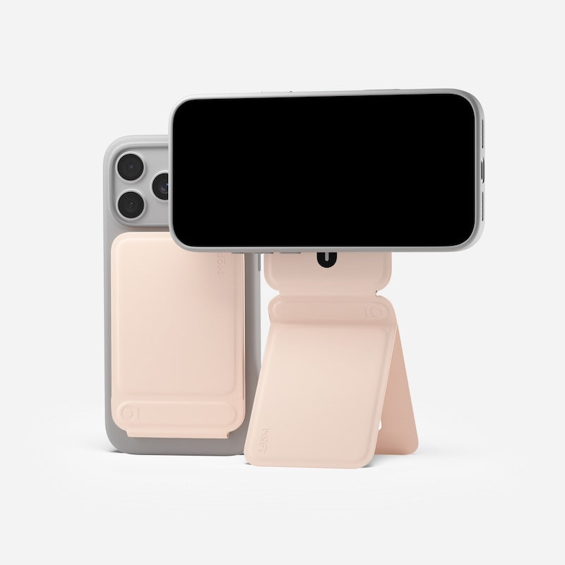 CARTERA MOFT MAGSAFE PARA IPHONE CON STAND TRIPODE PEACH PINK