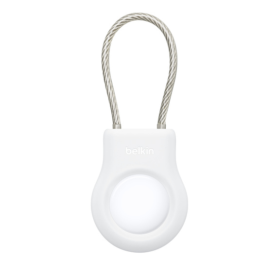 Llavero Premium Belkin Guaya De Seguridad Para AirTag - Blanco