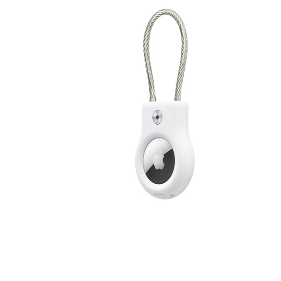 Llavero Premium Belkin Guaya De Seguridad Para AirTag - Blanco