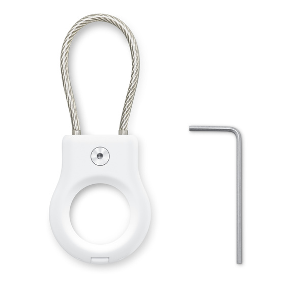 Llavero Premium Belkin Guaya De Seguridad Para AirTag - Blanco