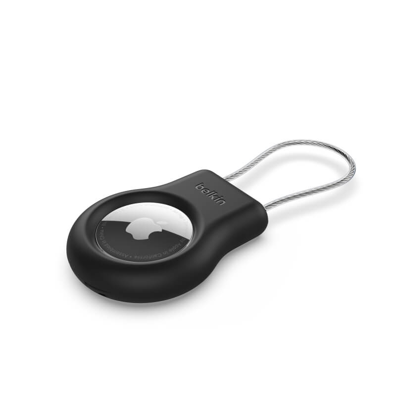 Llavero Premium Belkin Guaya De Seguridad Para AirTag - Negro