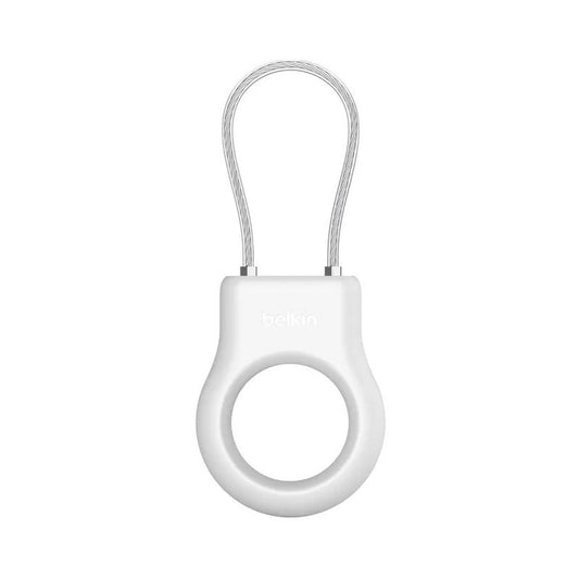 Llavero Premium Belkin Guaya De Seguridad Para AirTag - Blanco