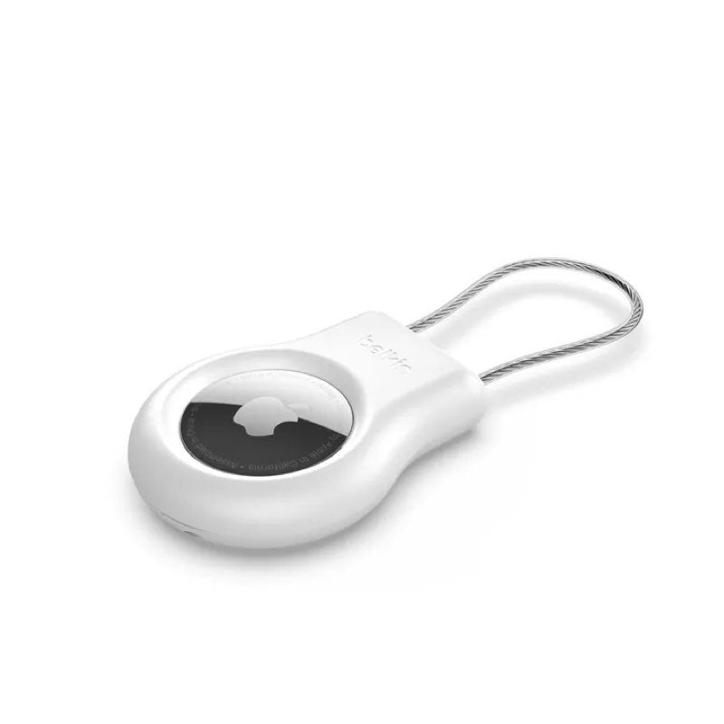 Llavero Premium Belkin Guaya De Seguridad Para AirTag - Blanco