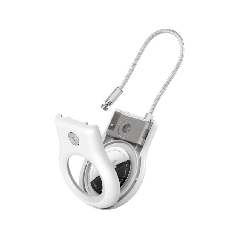 Llavero Premium Belkin Guaya De Seguridad Para AirTag - Blanco