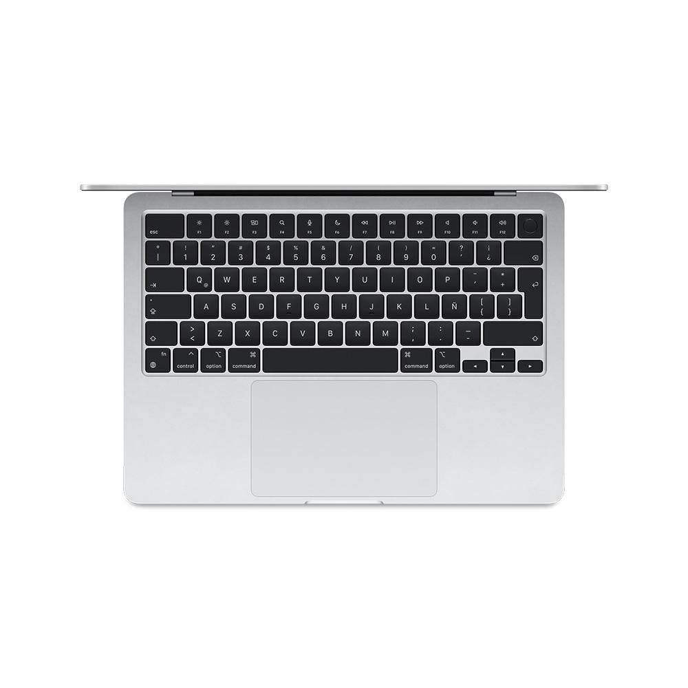 MacBook Air de 13 pulgadas: Chip M3 de Apple con CPU de 8 núcleos y GPU de 8 núcleos, 256 GB SSD - Plata
