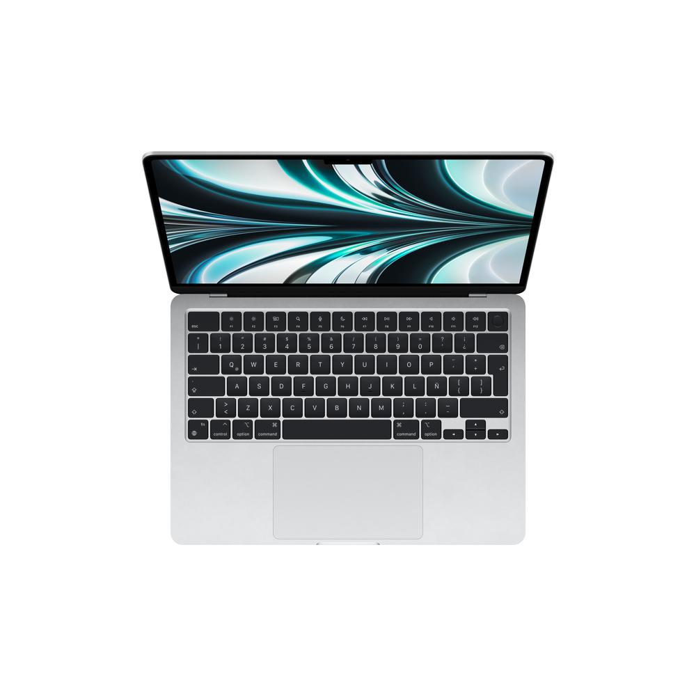 MacBook Air de 13 pulgadas: Chip M2 de Apple con CPU de ocho núcleos y GPU de ocho núcleos, 256 GB SSD - Plata