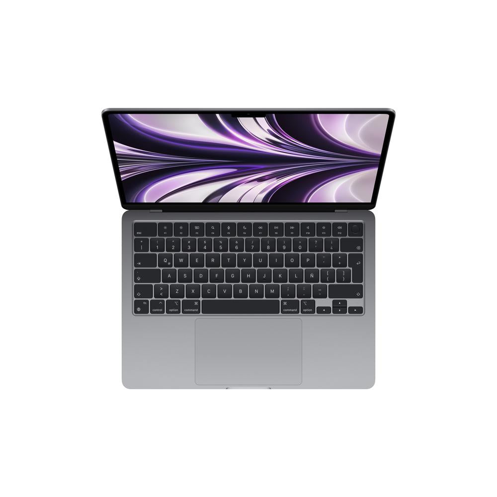 MacBook Air de 13 pulgadas: Chip M2 de Apple con CPU de ocho núcleos y GPU de ocho núcleos, 256 GB SSD - Gris espacial