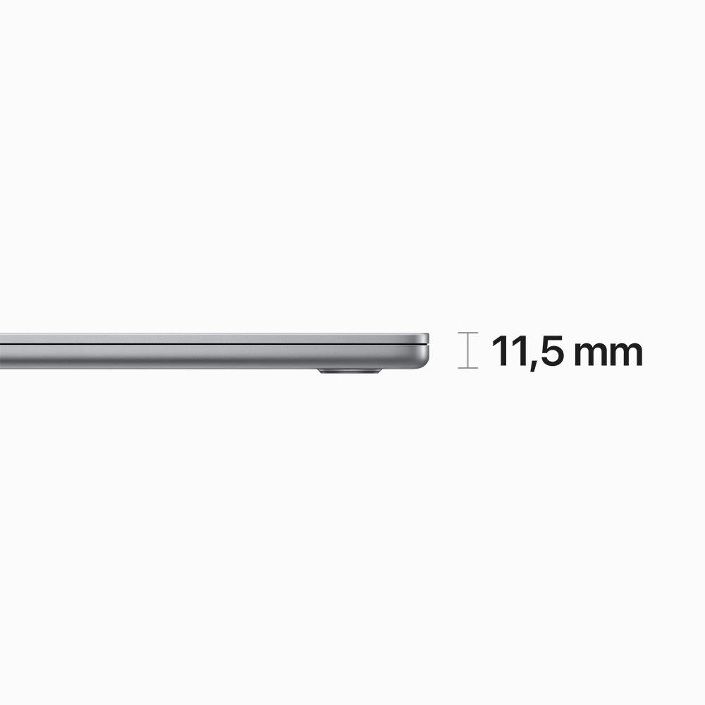 MacBook Air de 15 pulgadas: Chip M2 de Apple con CPU de ocho núcleos y GPU de diez núcleos, 256 GB SSD - Gris espacial