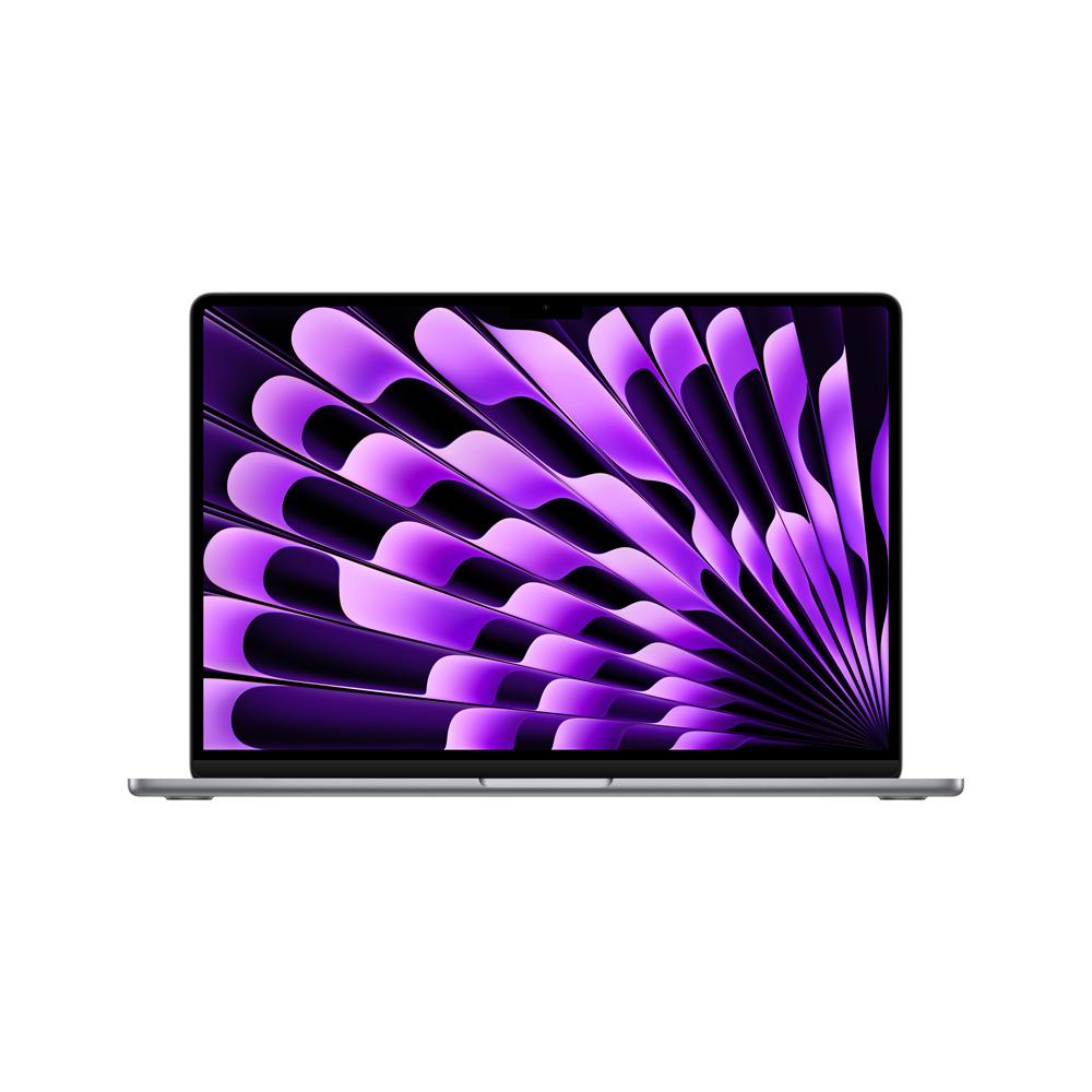 MacBook Air de 15 pulgadas: Chip M3 de Apple con CPU de 8 núcleos y GPU de 10 núcleos, 256 GB SSD - Gris espacial