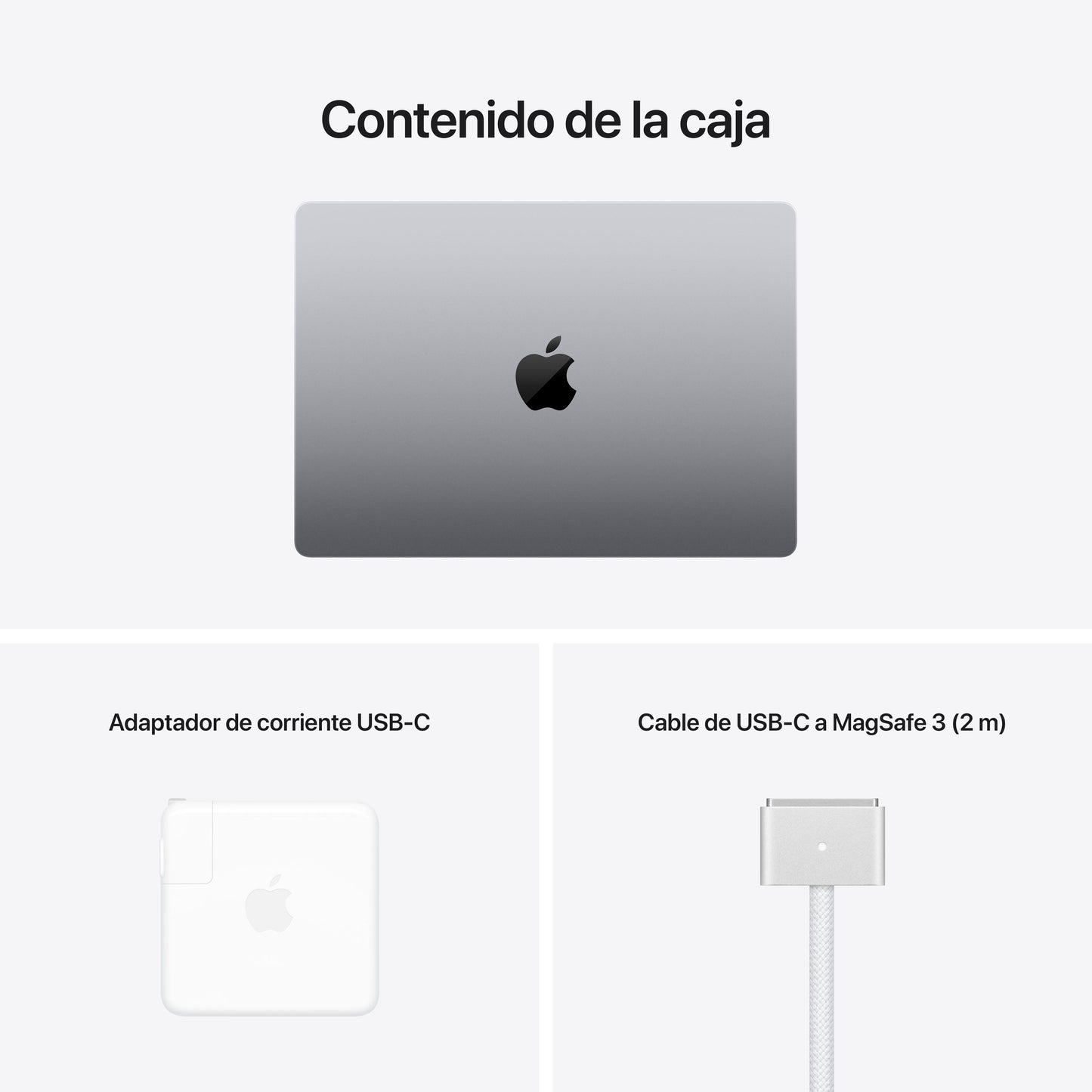 MacBook Pro de 14 pulgadas: Chip M1 Pro de Apple con CPU de ocho núcleos y GPU de catorce núcleos, 512 GB SSD - Gris espacial