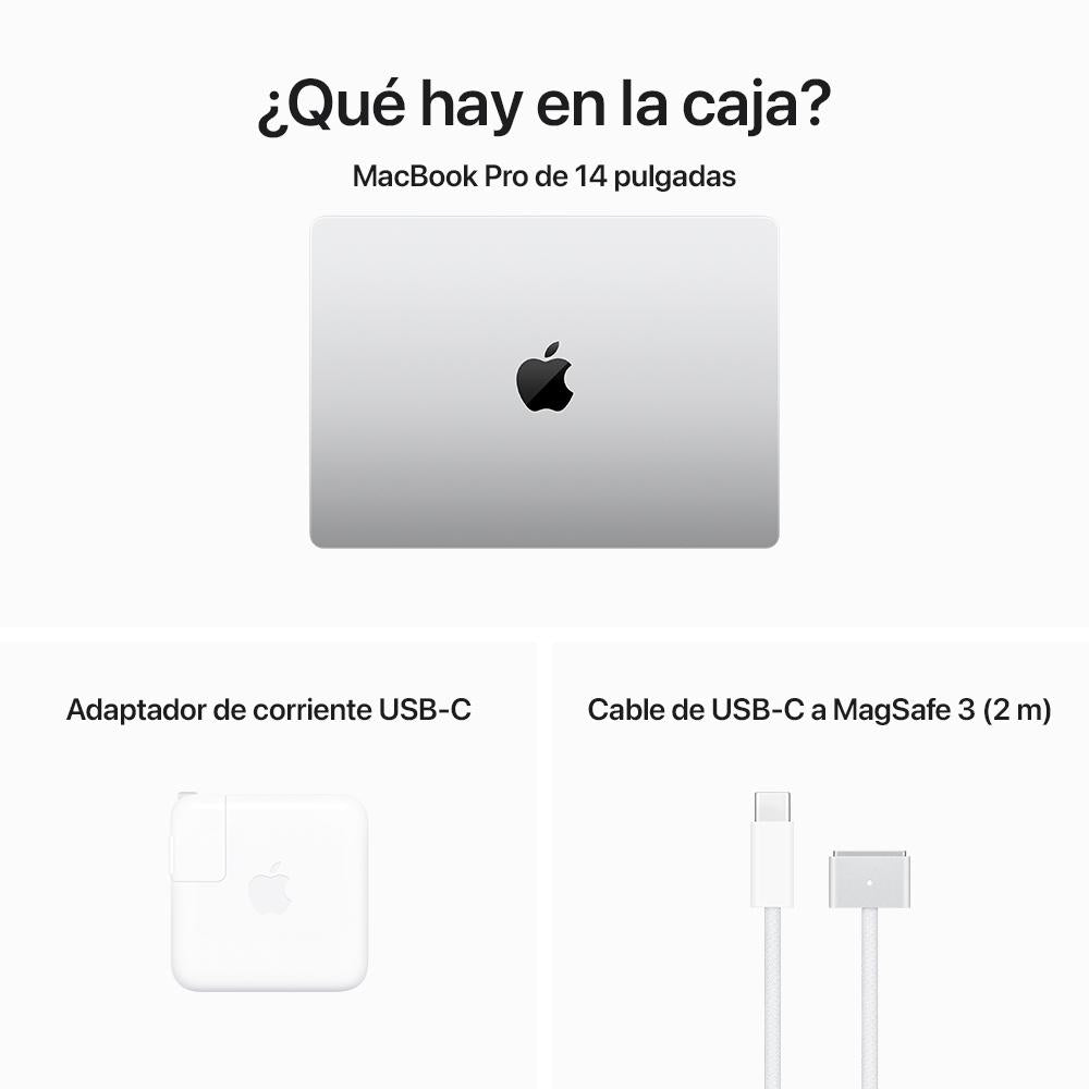 MacBook Pro de 14 pulgadas Chip M3 Max de Apple con CPU de 14 núcleos y GPU de 30 núcleos