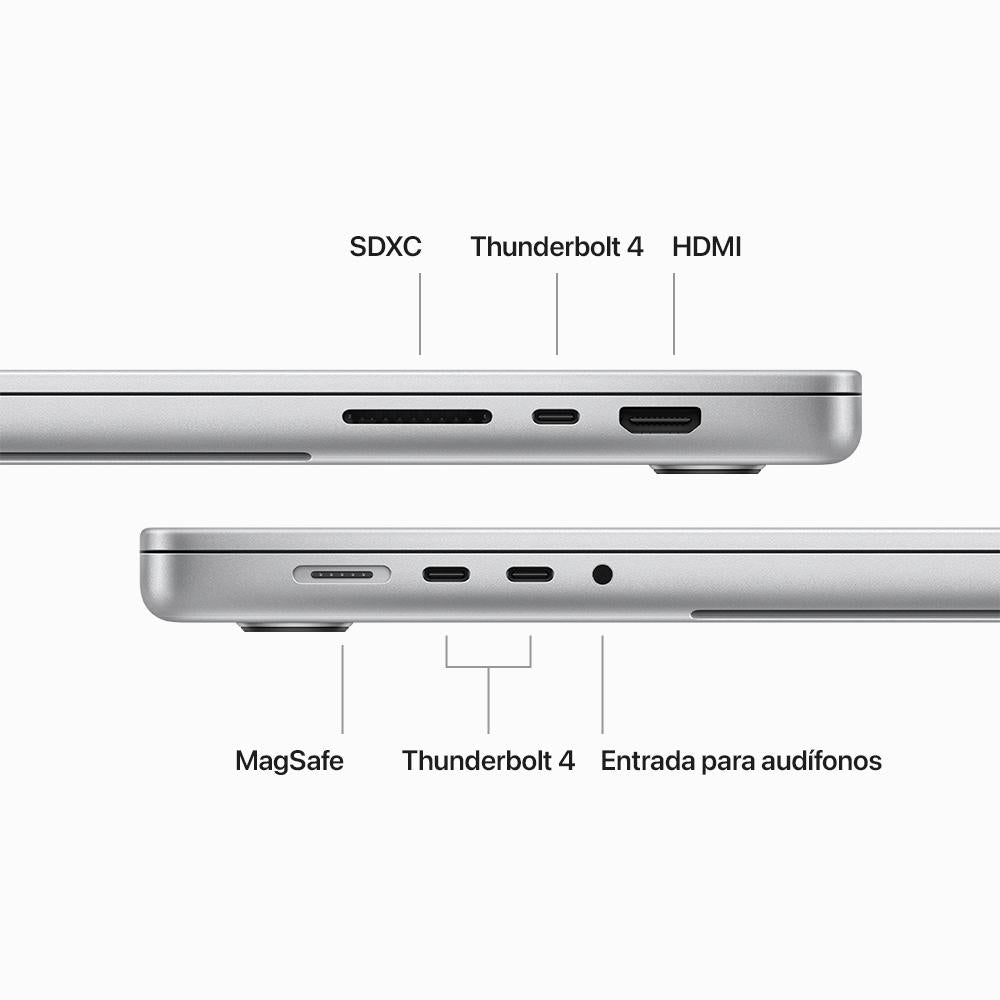 MacBook Pro de 16 pulgadas Chip M3 Pro de Apple con CPU de 12 núcleos y GPU de 18 núcleos
