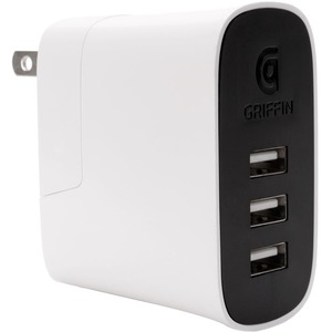 Cargador de Pared Griffin PowerBlock de 30W 3 Puertos USB