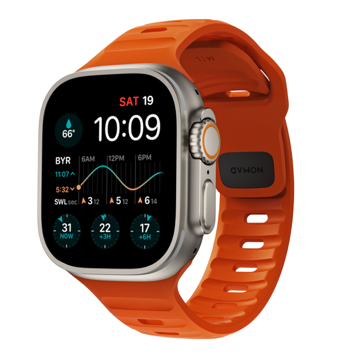 BANDA NOMAD SPORT BAND 45MM ULTRA ORANGE