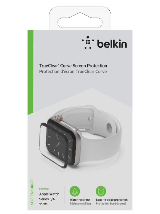 Protector De Pantalla Belkin Para Apple watch Serie SE 4 - 5 - 6 / 44mm - Negro