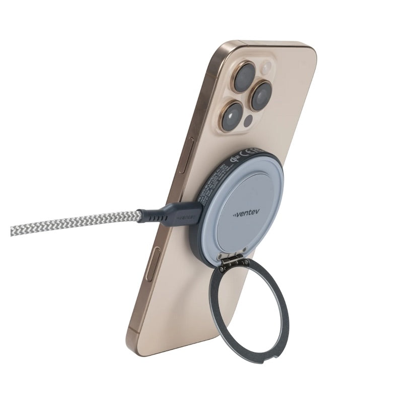 BASE DE CARGA VENTEV CON MAGSAFE QI2 15W ULTRAFAST 360 GREY