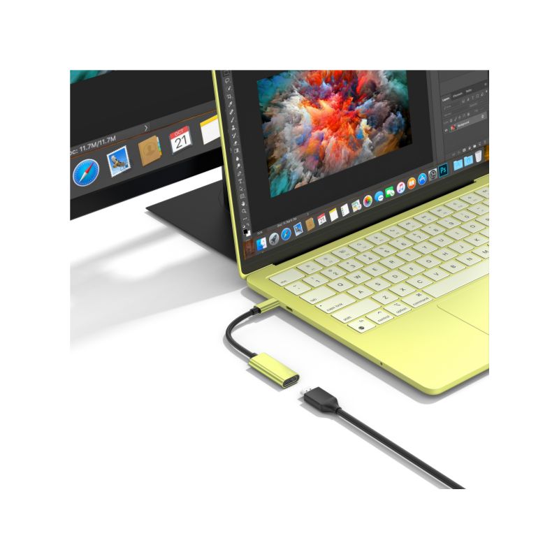 CARCASA QDOS PACK + ADAPTADOR USBC A HDMI PARA MACBOOKNEO CITRU