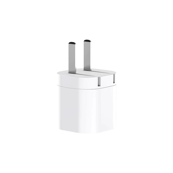 Cargador de pared QDOS PowerCube de 20W USB-C con clavija de EE. UU. - Blanco