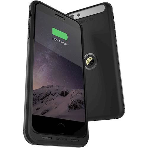 Estuche de batería externa con carga inalámbrica Para 7 plus - Negro