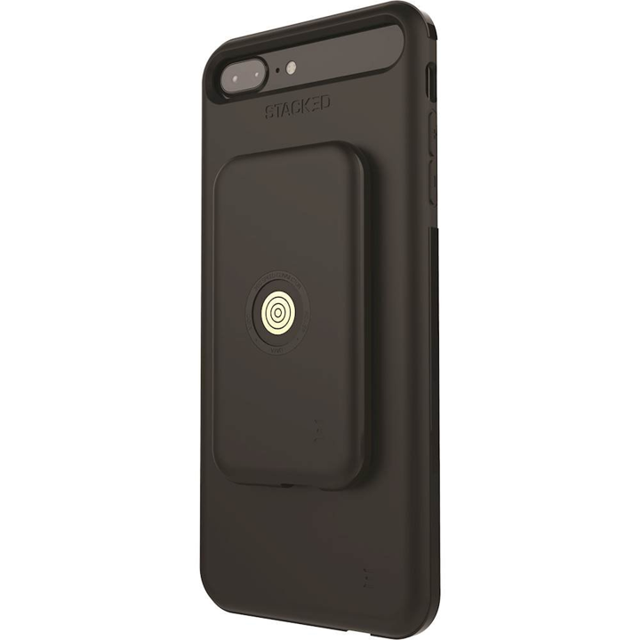 Estuche de batería externa con carga inalámbrica Para 7 plus - Negro