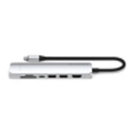 MULTIPUERTO SATECHI USB-C 7 EN 1 4K ETHERNET SILV ER