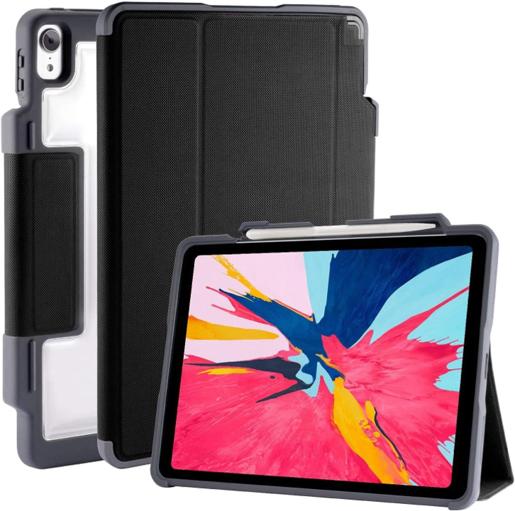 Case STM Dux Plus Dúo Para iPad Pro de 11" (Exclusivo de Apple) - Negro