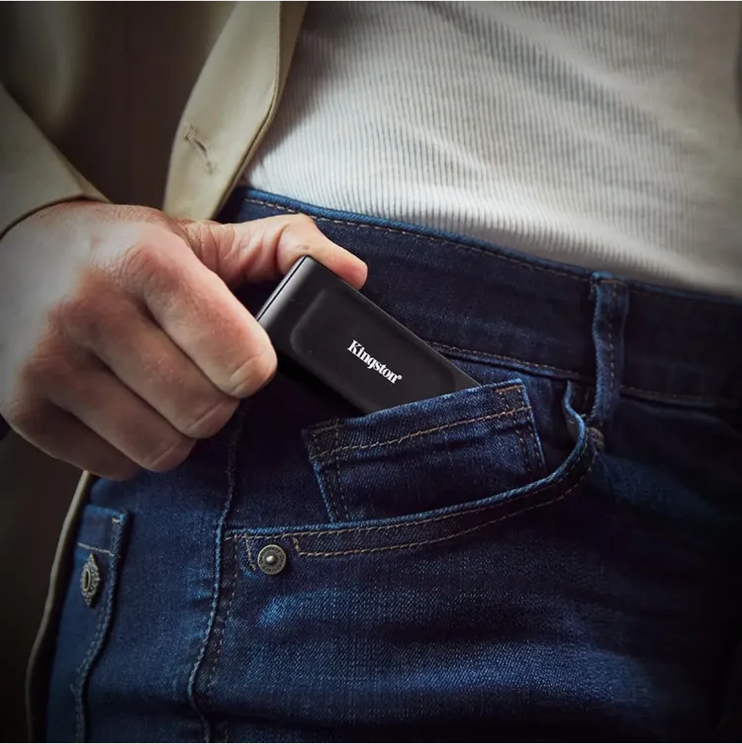DISCO DURO KINGSTON XS1000 PORTABLE SSD 2 TB USB-C BLACK