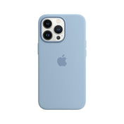 Funda de silicona con MagSafe para el iPhone 13 Pro - Azul niebla