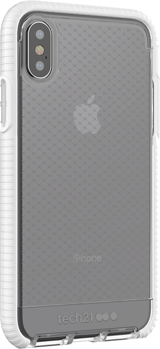 Case TECH21 EVO CHECK Para iPhone X - Transparente/Blanco (exclusivo de Apple)