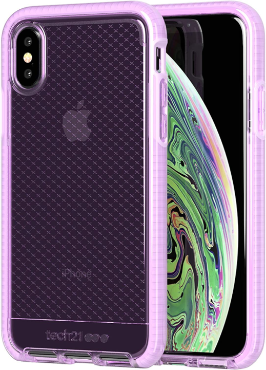 Case TECH21 EVO CHECK Para iPhone X/Xs - Orquidea (exclusivo de Apple)