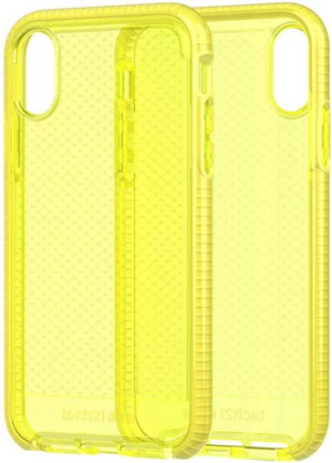 Case TECH21 EVO CHECK Para iPhone Xr - Amarillo/Neon