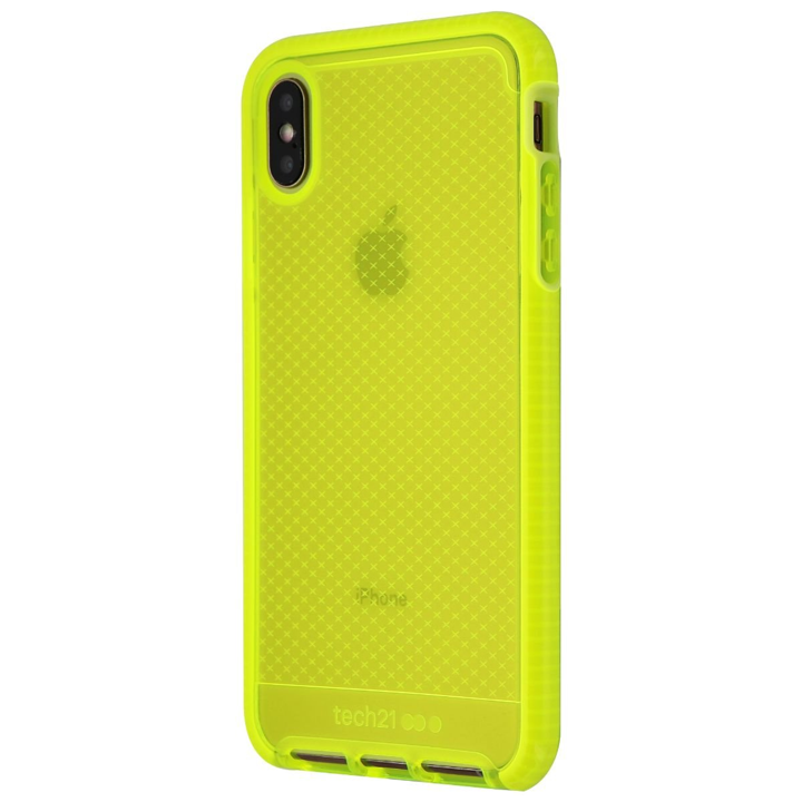Case TECH21 EVO CHECK Para iPhone Xs Max - Amarillo Neon (exclusivo de Apple)