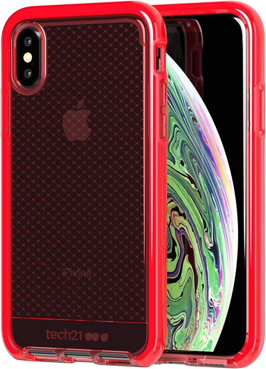 Case TECH21 EVO CHECK Para iPhone X/Xs - Rojo  (exclusivo de Apple)