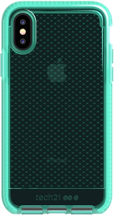 Case TECH21 EVO CHECK Para iPhone X/Xs - Neon