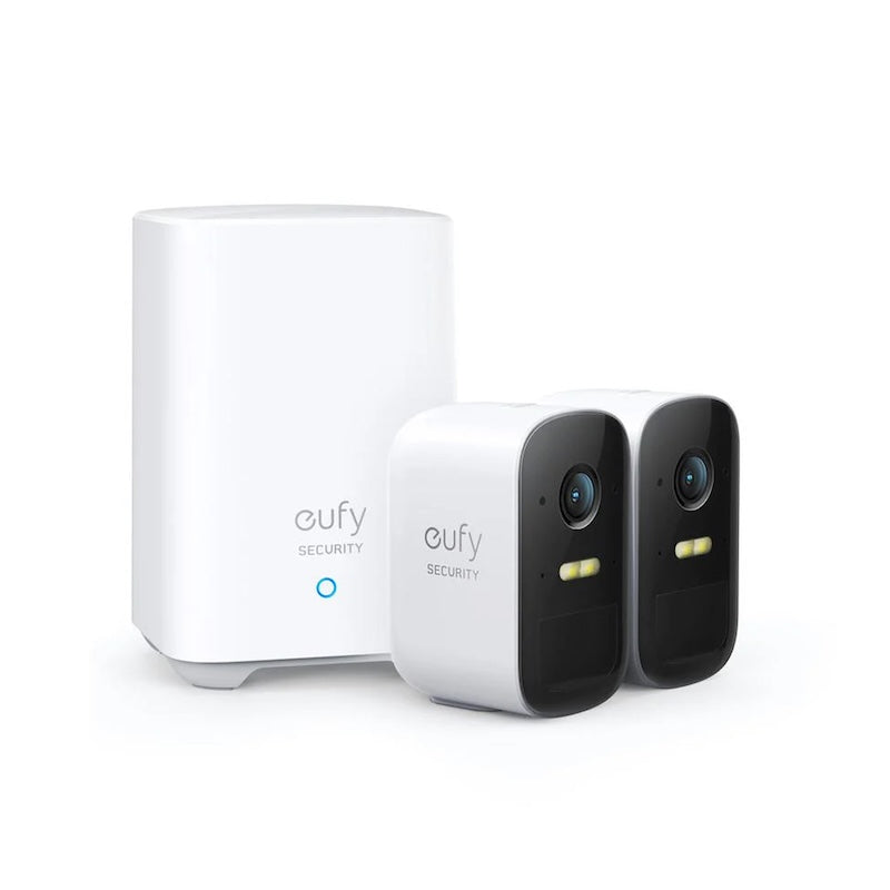 CAMARA INTELIGENTE EUFY DE SEGURIDAD S210 2 CAM KIT + HOMEBASE