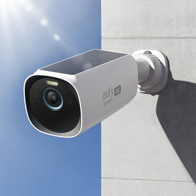 CAMARA INTELIGENTE EUFY DE SEGURIDAD S330 SOLAR 2 CAM + HOMEBASE