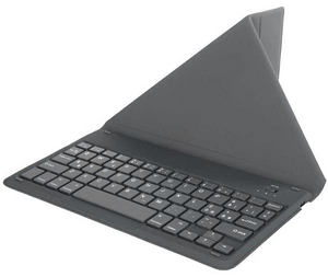 TECLADO INALAMBRICO CON SOPORTE GREY