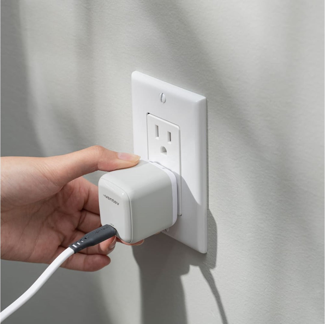 ADAPTADOR VENTEV DE PARED 45W + CABLE DE CARGA 240W USB-C