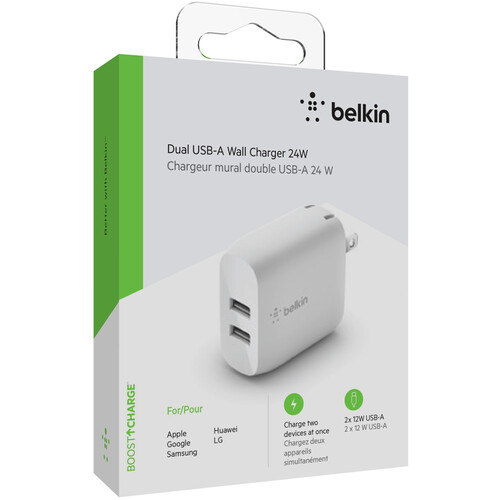 ADAPTADOR BELKIN PARED 24W