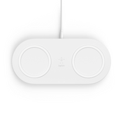 Base De Carga Pad Inalámbrica Belkin Dual Qi 10w Blanco