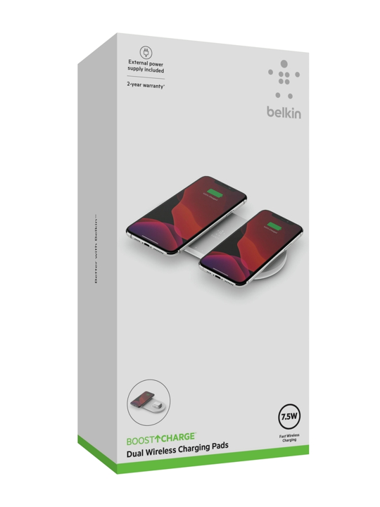Base inalámbrica Belkin 3 en 1 compatible Con MagSafe 15W- Blanco – Mac  Center Colombia