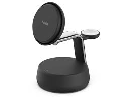 BASE DE CARGA BELKIN 3 EN 1 CHILLBOOST DOCK 25W QI2 CHARCOAL