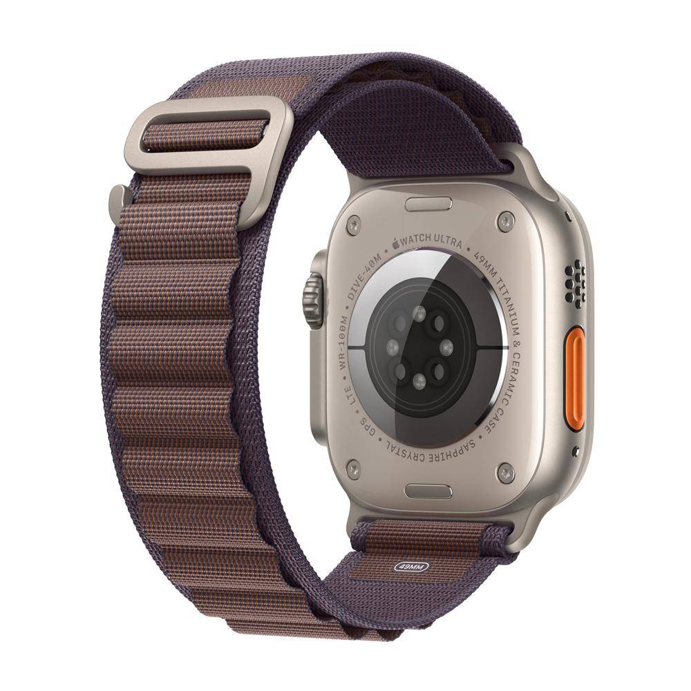 Apple Watch Ultra 2 GPS + Cellular • Caja de titanio de 49 mm • Correa Alpine índigo - M