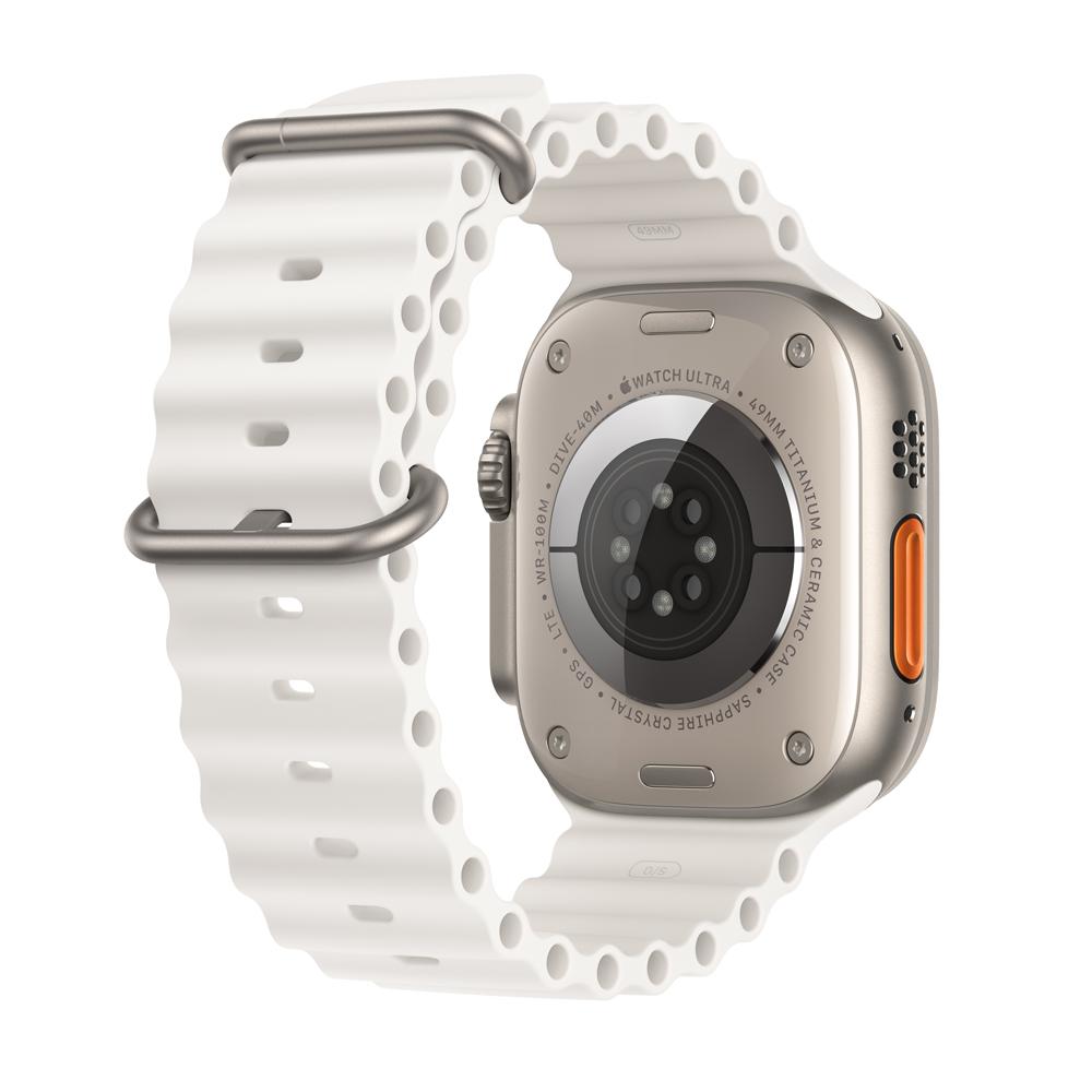 Apple Watch Ultra 2 GPS + Cellular • Caja de titanio de 49 mm • Correa Ocean blanca