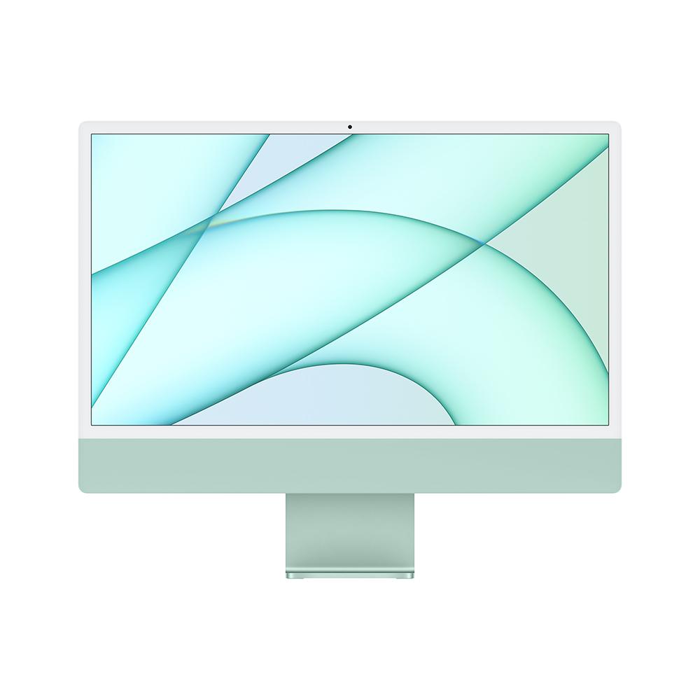 iMac con pantalla Retina 4,5K de 24 pulgadas: Chip M1 de Apple con CPU de ocho núcleos y GPU de ocho núcleos, 256 GB SSD - Verde