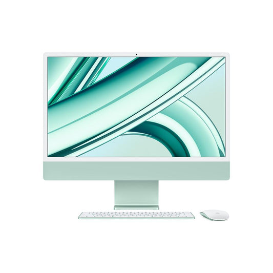 iMac con pantalla Retina 4,5K de 24 pulgadas Chip M3 de Apple con CPU de 8 núcleos y GPU de 10 núcleos 8GB Verde 512 GB
