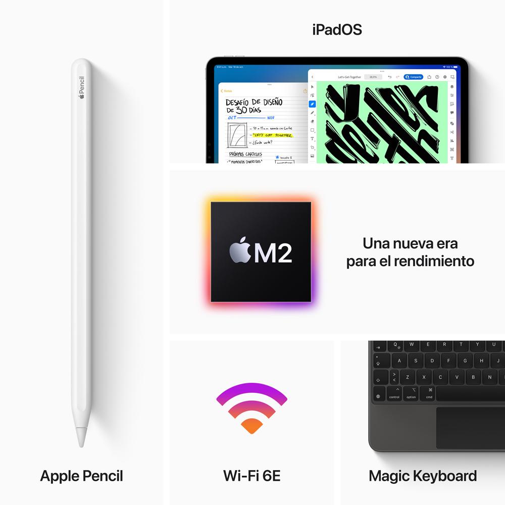 2022 iPad Pro de 11 pulgadas Wi-Fi 256 GB - Plata (4.ª generación)